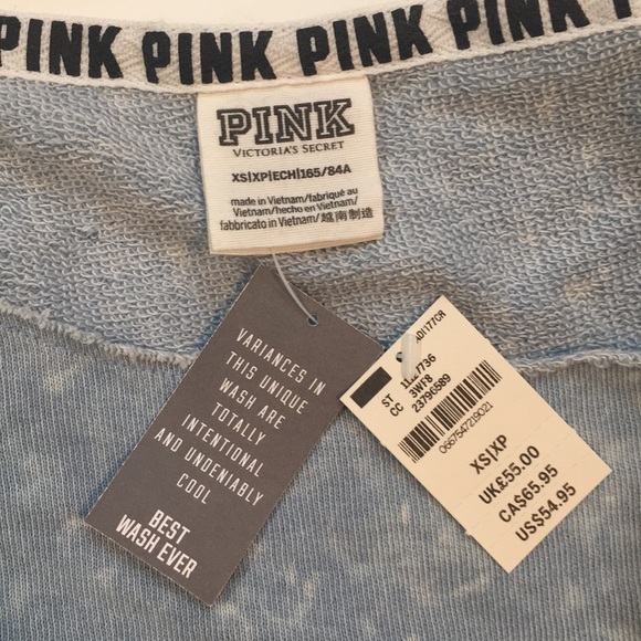 NWT VS PINK cropped sweatshirt - Picture 8 of 8